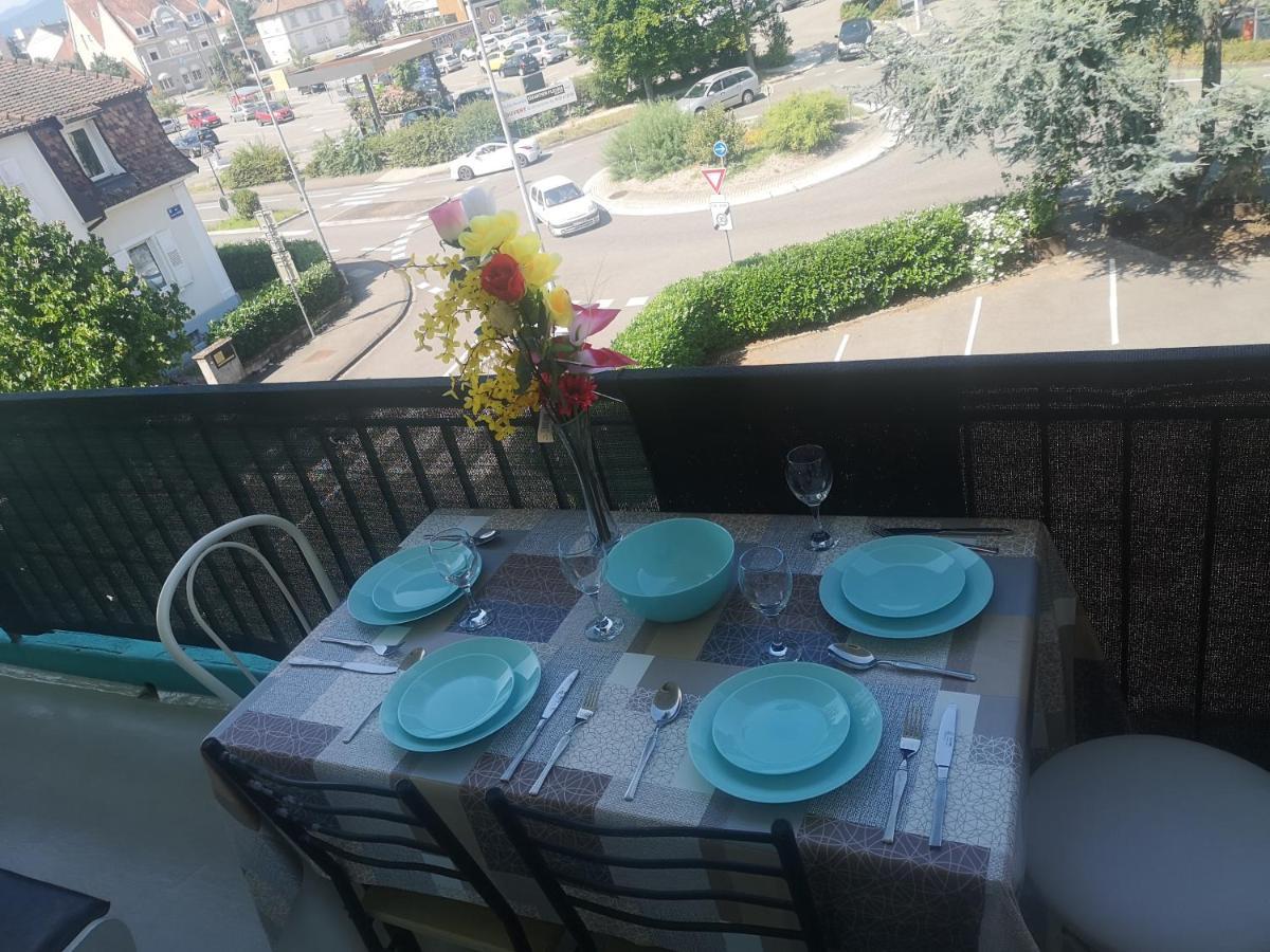 Bel Appartement, Grand Balcon Et Parking Prive Sélestat Exteriör bild