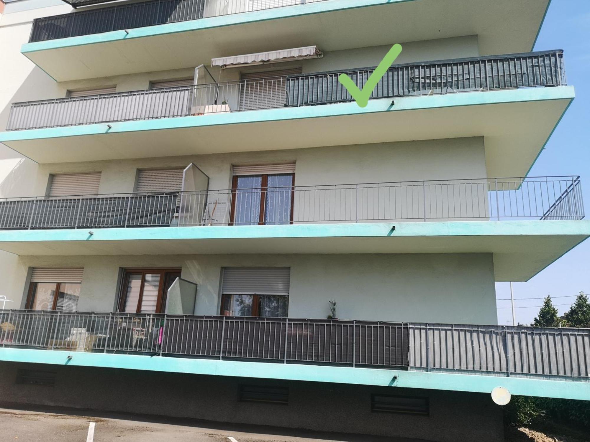 Bel Appartement, Grand Balcon Et Parking Prive Sélestat Exteriör bild